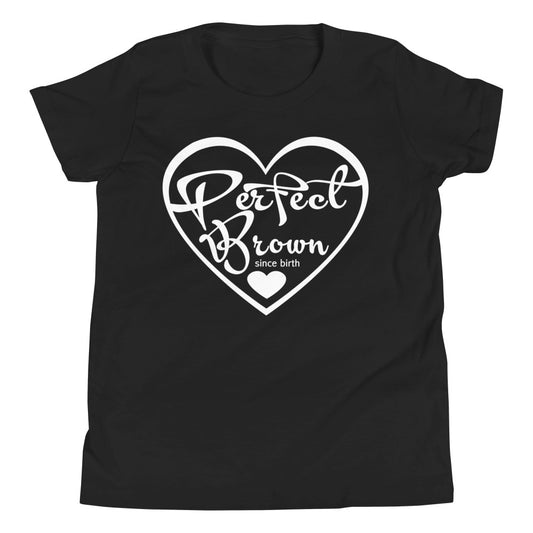 Perfect Brown Logo Girls T-Shirt