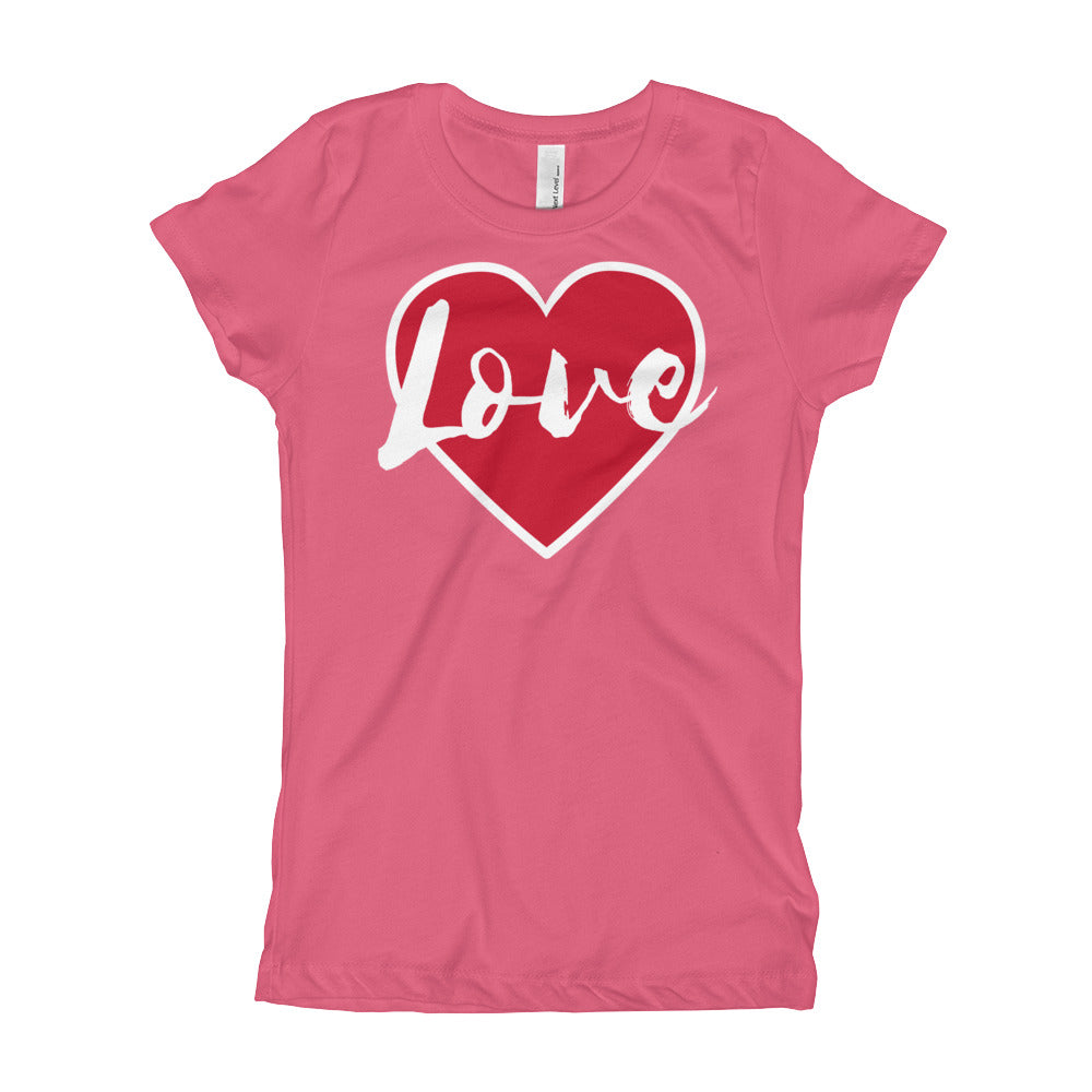Love Girl's (Princess Style) T-Shirt