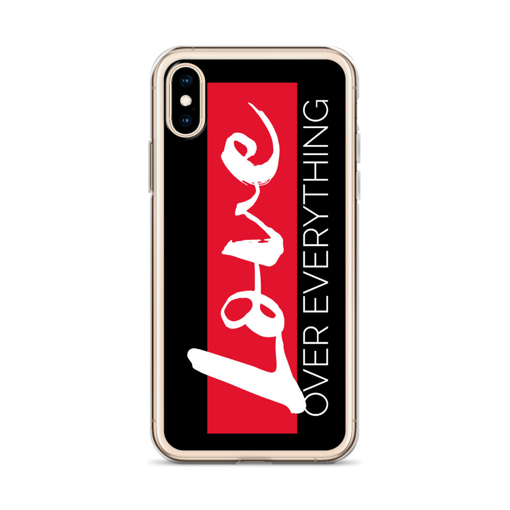 Love Over Everything iPhone Case (Blk)