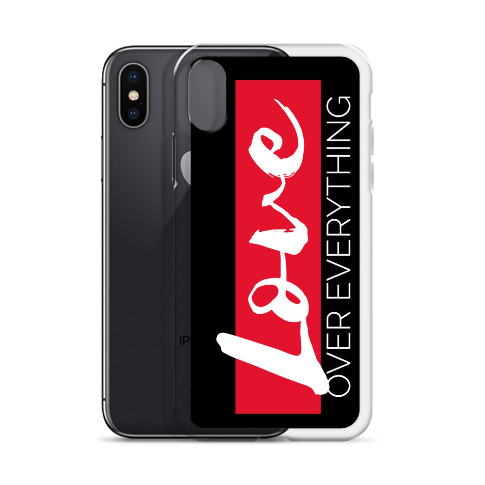Love Over Everything iPhone Case (Blk)