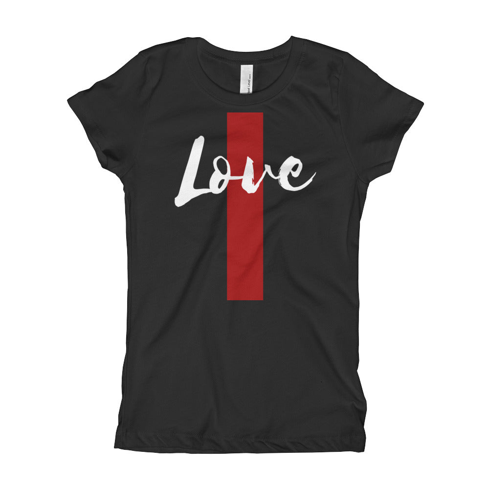 Love Line Girl's (Princess Style) T-Shirt