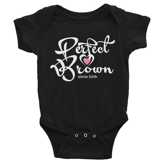 Perfect Brown Infant Bodysuit