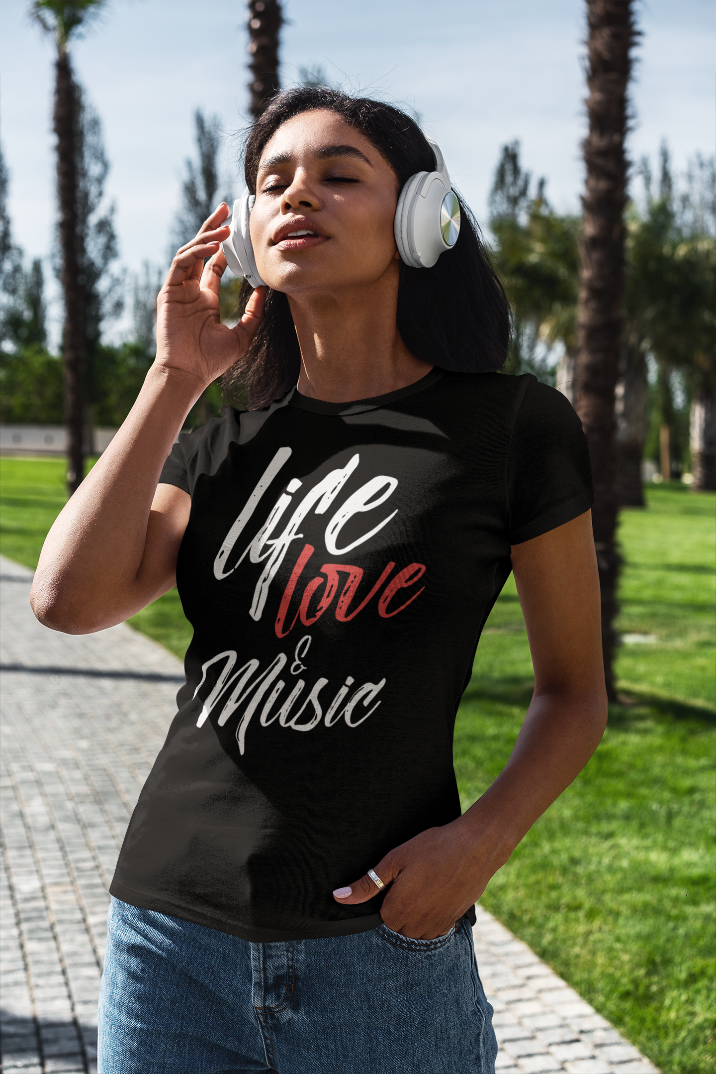 Life Love & Music Women's T-Shirt