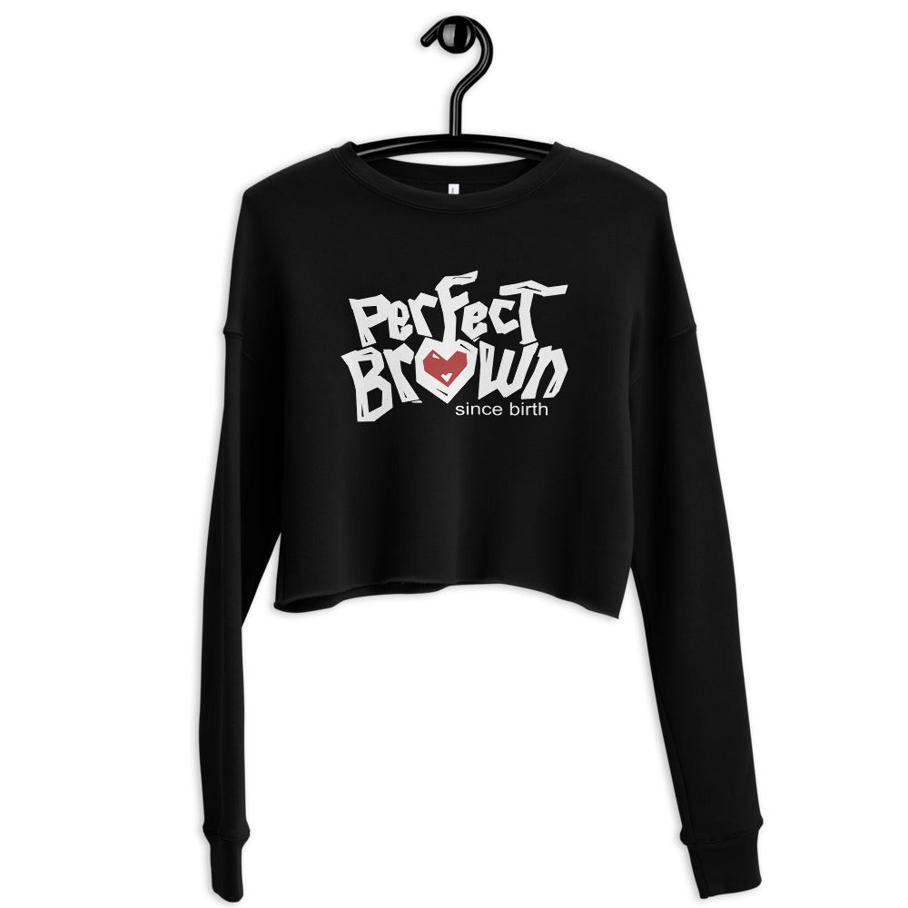 Perfect Brown (Justice) Crop Sweatshirt