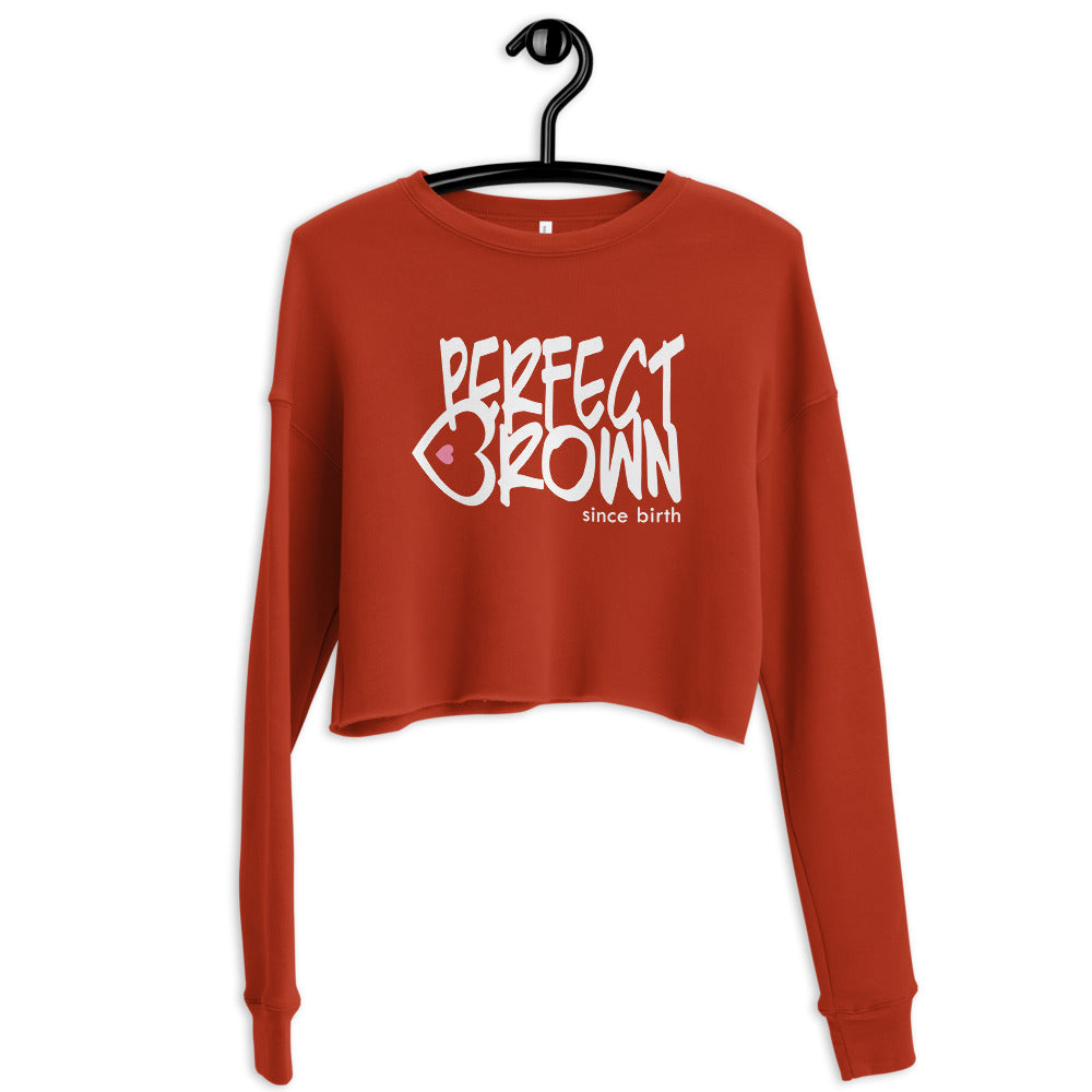 Perfect Brown V.2 Crop Sweatshirt