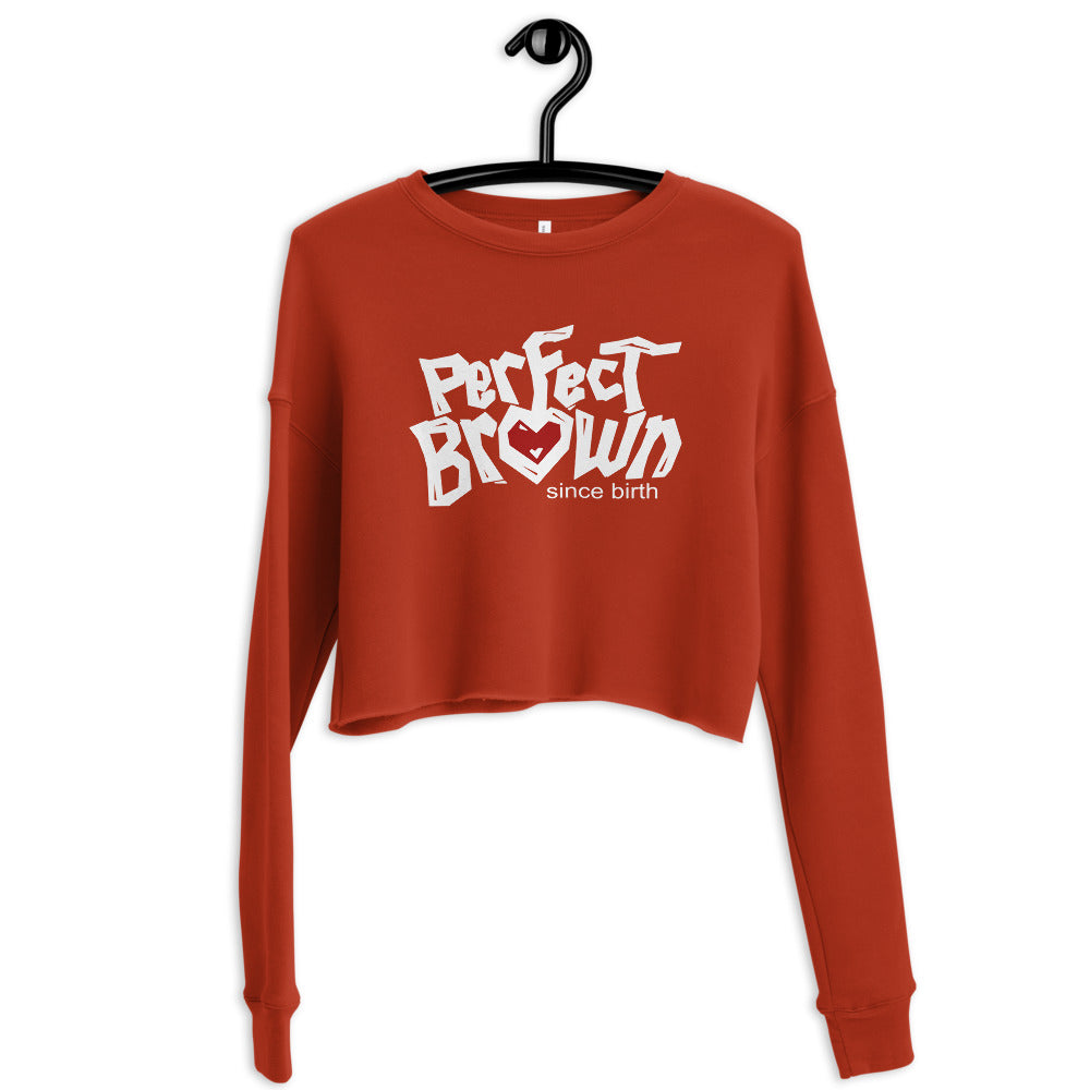 Perfect Brown (Justice) Crop Sweatshirt